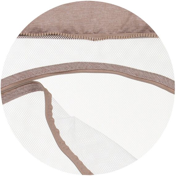 Patut co-sleeper si tarc Chipolino Zen macadamia, Culoare: Crem, Dimensiuni: 90x50 - poza 9 - ExclusivMAG.ro