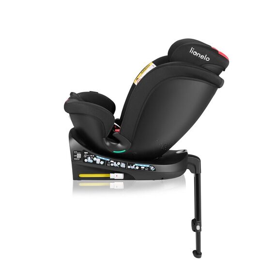 Scaun auto, Lionelo, i-Size Navy, 0-36 Kg, 40-150 cm, Rotire 360 grade, R129, Negru/Rosu, Culoare: Negru/Rosu, Grupa: 0-36kg (0 luni - 12 ani) - poza 7 - ExclusivMAG.ro