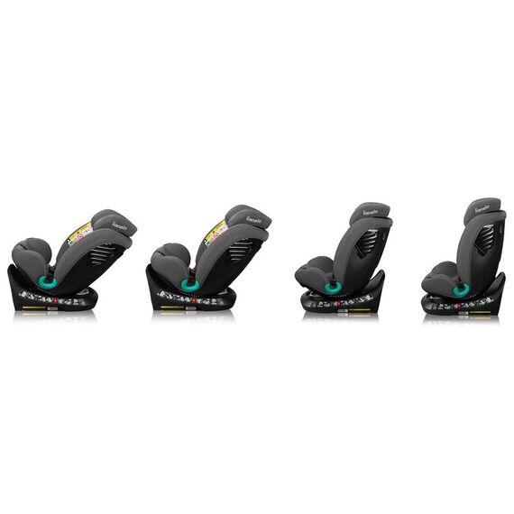 Scaun auto, Lionelo, Bastiaan One i-Size, 4 in 1, Rotire 360 grade, Top Tether, 0-36 Kg, 40-150 cm, R129, Roz, Culoare: Roz, Grupa: 0-36kg (0 luni - 12 ani) - poza 6 - ExclusivMAG.ro