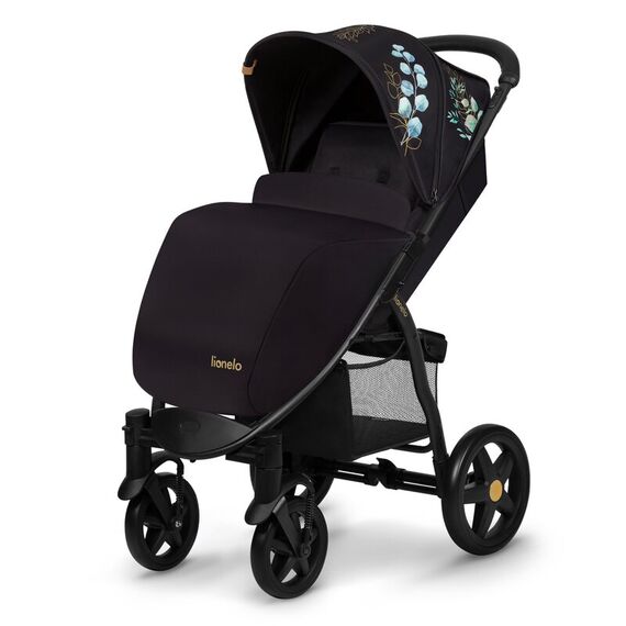 Carucior sport, Lionelo, Annet Plus Golden Moments, Editie limitata, De la nastere, 0 - 22 Kg, Negru, Culoare: Negru/Auriu - poza 3 - ExclusivMAG.ro