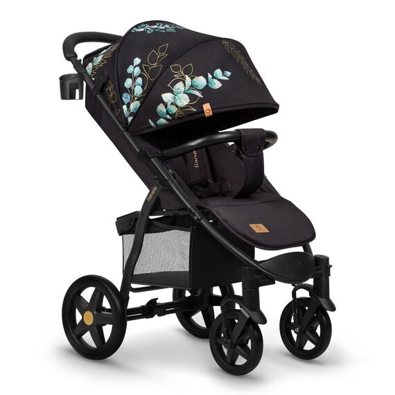 Carucior sport, Lionelo, Annet Plus Golden Moments, Editie limitata, De la nastere, 0 - 22 Kg, Negru, Culoare: Negru/Auriu - poza 2 - ExclusivMAG.ro
