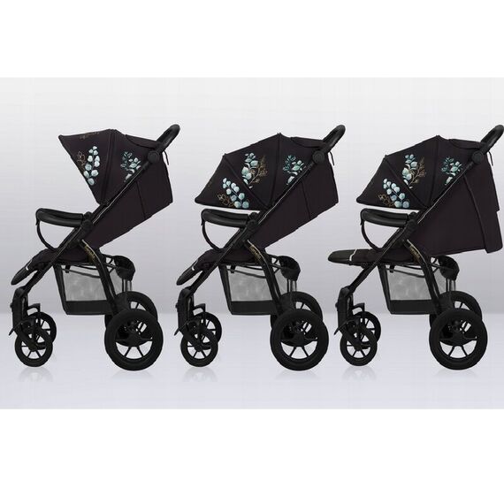 Carucior sport, Lionelo, Annet Tour Golden Moments, Editie Limitata, 0 luni+, Pana la 22 kg, Certificare TUV, Negru, Culoare: Negru/Auriu, Model: sport - poza 8 - ExclusivMAG.ro