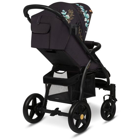 Carucior sport, Lionelo, Annet Plus Golden Moments, Editie limitata, De la nastere, 0 - 22 Kg, Negru, Culoare: Negru/Auriu - poza 5 - ExclusivMAG.ro