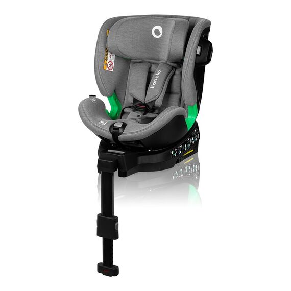 Scaun auto, Lionelo, Harmony i-Size, Rotire 360 grade, 0-36 Kg, 40-150 cm, R129, Gri deschis, Culoare: Gri deschis, Grupa: 0-36kg (0 luni - 12 ani) - poza 3 - ExclusivMAG.ro