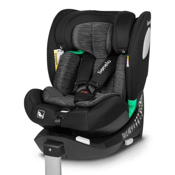 Scaun auto, Lionelo, i-Size Braam, 0-36 Kg, 40-150 cm, R129, Negru, Culoare: Negru/Gri, Grupa: 0-36kg (0 luni - 12 ani) - poza 3 - ExclusivMAG.ro