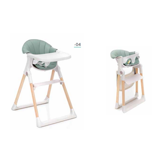 Scaun de masa si sezlong Noah 2 in 1 Verde Fillikid, Culoare: Verde - poza 3 - ExclusivMAG.ro