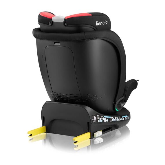 Scaun auto, Lionelo, i-Size Navy, 0-36 Kg, 40-150 cm, Rotire 360 grade, R129, Negru/Rosu, Culoare: Negru/Rosu, Grupa: 0-36kg (0 luni - 12 ani) - poza 8 - ExclusivMAG.ro