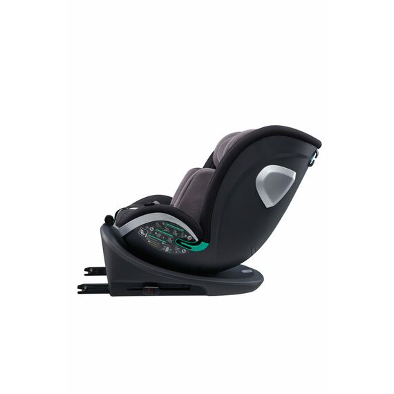 Scaun auto, FreeON, Opal, Nastere - 140 Cm/ 0 - 12 ani, Rotire 360° grade, Tehnologie Isofix I-Size si Top Tether, R129, Black, Culoare: Gri/Negru, Grupa: 0-36kg (0 luni - 12 ani) - poza 4 - ExclusivMAG.ro