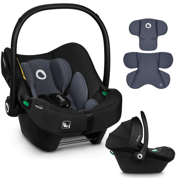Scoică auto Lionelo Astrid i-Size cu bază Isofix - Negru/Gri, Culoare: Gri/Negru, Grupa: 0-13kg (0 luni - 12 luni) - poza 6 - ExclusivMAG.ro