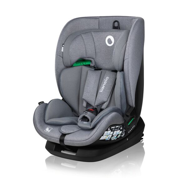 Scaun auto Lionelo Lavender I-size 76-150cm - Gri, Culoare: Gri, Grupa: 9-36kg (9 luni - 12 ani)  - ExclusivMAG.ro