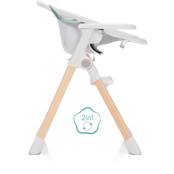 Scaun de masa si sezlong Noah 2 in 1 Verde Fillikid, Culoare: Verde - poza 6 - ExclusivMAG.ro
