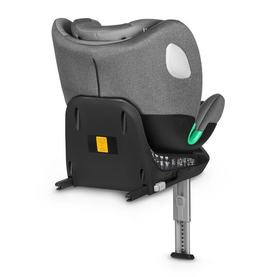 Scaun auto, Lionelo, i-Size Braam, 0-36 Kg, 40-150 cm, R129, Gri, Culoare: Gri deschis, Grupa: 0-36kg (0 luni - 12 ani) - poza 6 - ExclusivMAG.ro