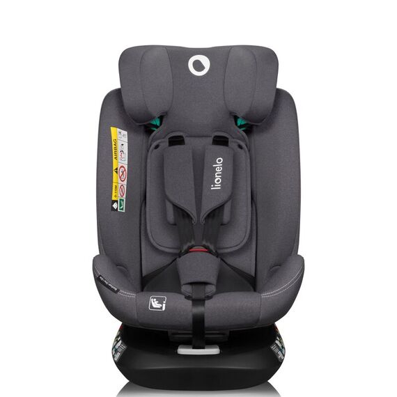 Scaun auto, Lionelo, Bastiaan One i-Size, 4 in 1, Rotire 360 grade, Top Tether, 0-36 Kg, 40-150 cm, R129, Gri, Culoare: Gri, Grupa: 0-36kg (0 luni - 12 ani) - poza 3 - ExclusivMAG.ro