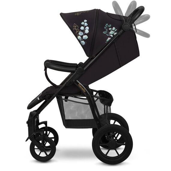 Carucior sport, Lionelo, Annet Tour Golden Moments, Editie Limitata, 0 luni+, Pana la 22 kg, Certificare TUV, Negru, Culoare: Negru/Auriu, Model: sport - poza 4 - ExclusivMAG.ro