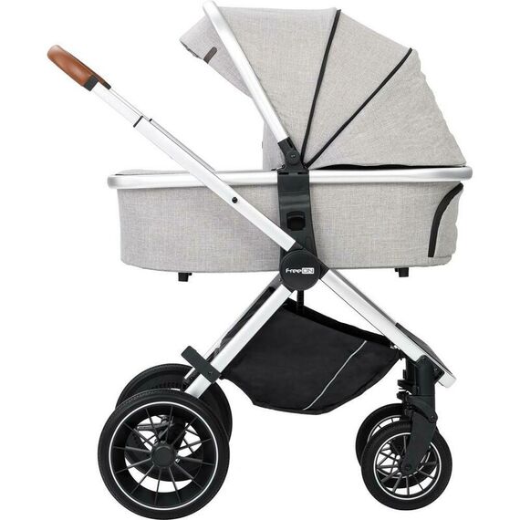 Carucior 3 in 1, FreeON, Joy, Reversibil, Gri - poza 3 - ExclusivMAG.ro