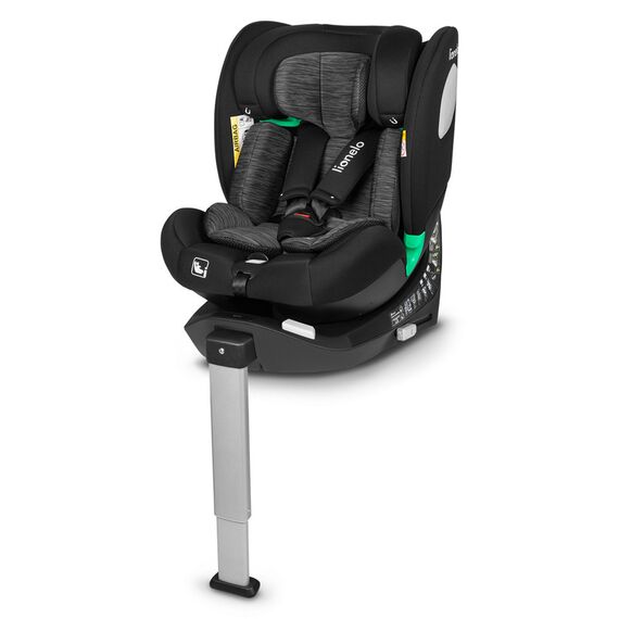 Scaun auto, Lionelo, i-Size Braam, 0-36 Kg, 40-150 cm, R129, Negru, Culoare: Negru/Gri, Grupa: 0-36kg (0 luni - 12 ani)  - ExclusivMAG.ro