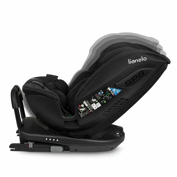 Scaun auto, Lionelo, Bastiaan RWF i-Size, Rotire 360 grade, 0-36 Kg, ECE R129, Negru, Culoare: Negru, Grupa: 0-36kg (0 luni - 12 ani) - poza 6 - ExclusivMAG.ro