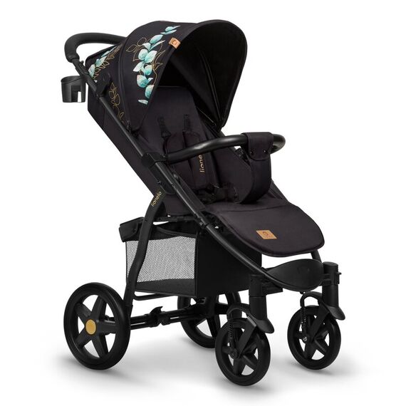 Carucior sport, Lionelo, Annet Plus Golden Moments, Editie limitata, De la nastere, 0 - 22 Kg, Negru, Culoare: Negru/Auriu  - ExclusivMAG.ro
