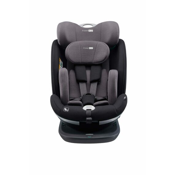 Scaun auto, FreeON, Opal, Nastere - 140 Cm/ 0 - 12 ani, Rotire 360° grade, Tehnologie Isofix I-Size si Top Tether, R129, Black, Culoare: Gri/Negru, Grupa: 0-36kg (0 luni - 12 ani) - poza 2 - ExclusivMAG.ro