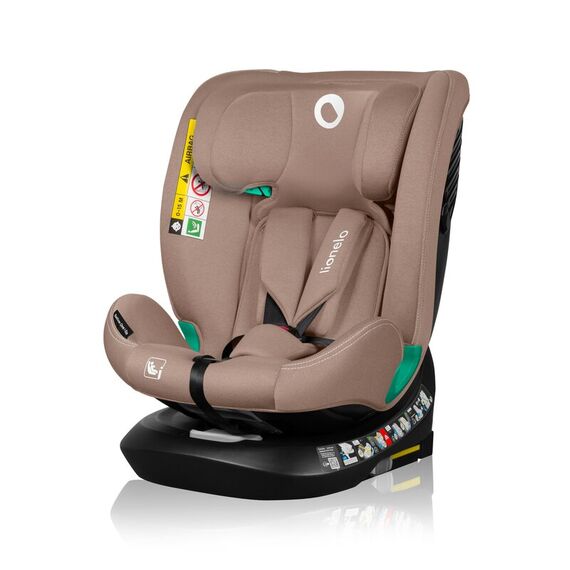 Scaun auto, Lionelo, Bastiaan One i-Size, 4 in 1, Rotire 360 grade, Top Tether, 0-36 Kg, 40-150 cm, R129, Bej, Culoare: Bej, Grupa: 0-36kg (0 luni - 12 ani) - poza 2 - ExclusivMAG.ro