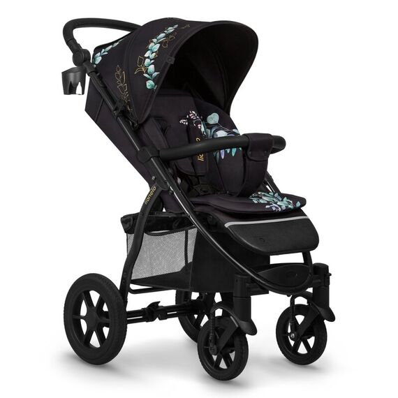 Carucior sport, Lionelo, Annet Tour Golden Moments, Editie Limitata, 0 luni+, Pana la 22 kg, Certificare TUV, Negru, Culoare: Negru/Auriu, Model: sport  - ExclusivMAG.ro