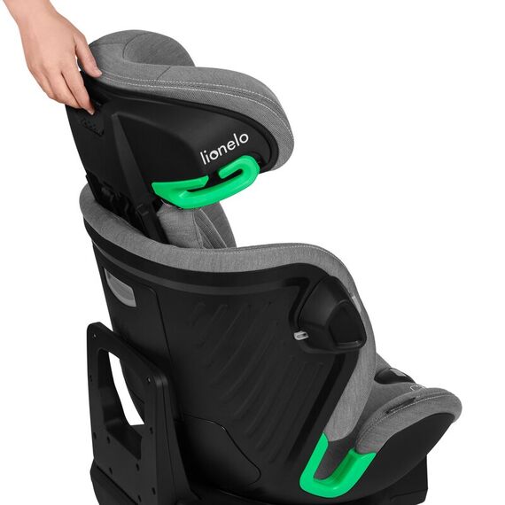 Scaun auto, Lionelo, Harmony i-Size, Rotire 360 grade, 0-36 Kg, 40-150 cm, R129, Gri deschis, Culoare: Gri deschis, Grupa: 0-36kg (0 luni - 12 ani) - poza 7 - ExclusivMAG.ro