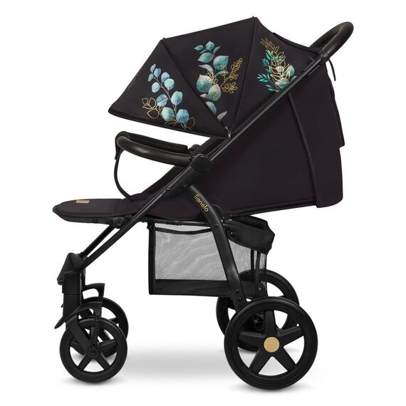 Carucior sport, Lionelo, Annet Plus Golden Moments, Editie limitata, De la nastere, 0 - 22 Kg, Negru, Culoare: Negru/Auriu - poza 4 - ExclusivMAG.ro