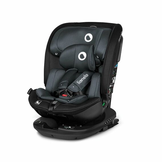 Scaun auto, Lionelo, Bastiaan RWF i-Size, Rotire 360 grade, 0-36 Kg, ECE R129, Gri, Culoare: Gri, Grupa: 0-36kg (0 luni - 12 ani)  - ExclusivMAG.ro