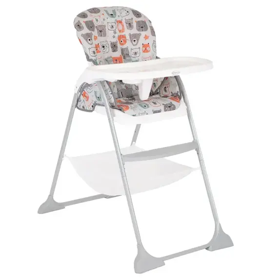 Scaun de masa Graco SnackEase Bear Party, Culoare: Portocaliu  - ExclusivMAG.ro