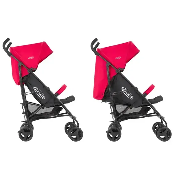 Carucior Graco Travelite Cherry, Culoare: Rosu/Negru, Model: sport - poza 3 - ExclusivMAG.ro