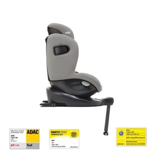 Scaun auto Joie I-Spin 360° Gray Flannel, nastere-105 cm, Culoare: Multicolor, Grupa: 0-18kg (0 luni - 4 ani) - poza 6 - ExclusivMAG.ro