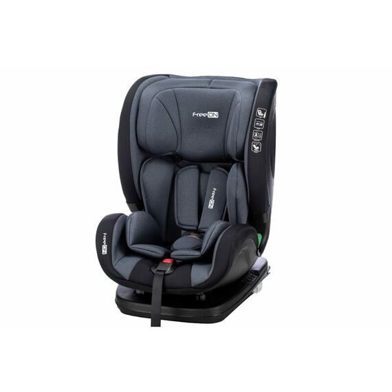 Scaun auto, FreeON, Trex, I-Size, 76 - 150 cm, Tehnologie Isofix + Top Tether, R129, Black, Culoare: Negru, Grupa: 9-36kg (9 luni - 12 ani)  - ExclusivMAG.ro