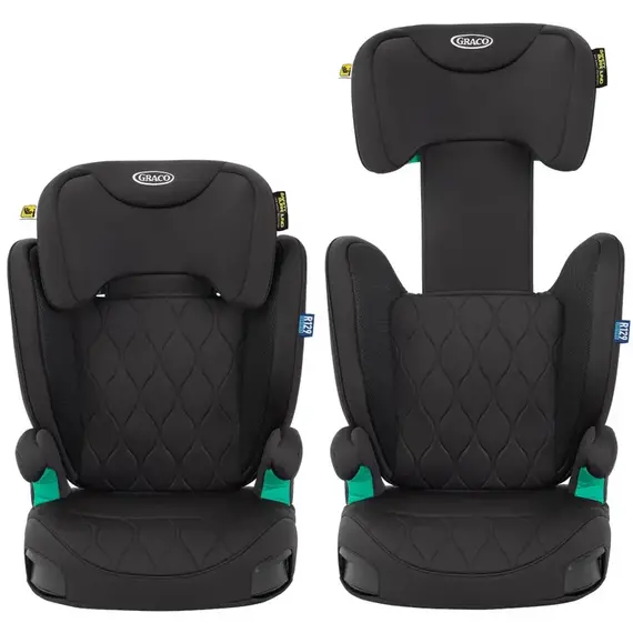 Scaun auto Graco Affix i-Size Midnight, Culoare: Negru, Grupa: 15-36kg (4 ani - 12 ani) - poza 2 - ExclusivMAG.ro
