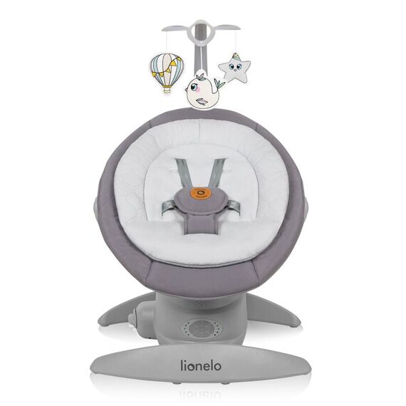 Balansoar, Lionelo, Mell, 2 in 1, Rotire 360 grade, Electric, Pana la 9 kg, Gri, Culoare: Gri - poza 2 - ExclusivMAG.ro