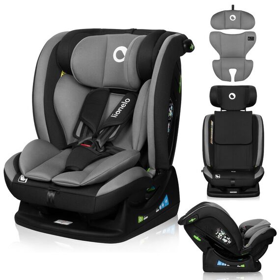 Scaun auto, Lionelo, Aart i-Size, 0-36 Kg, 40-150 cm, R129/03, Gri, Culoare: Gri, Grupa: 0-36kg (0 luni - 12 ani) - poza 3 - ExclusivMAG.ro