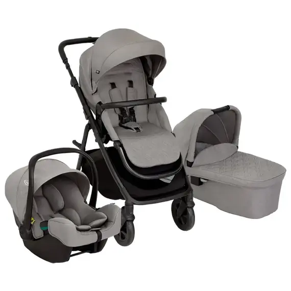 Carucior Graco Near2Me DLX 3 in 1 Ash, Culoare: Gri, Model: 3 in 1  - ExclusivMAG.ro