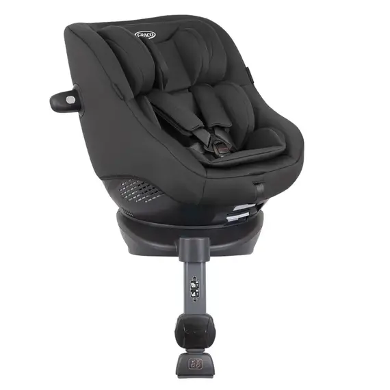 Scaun auto Graco rotativ 360 Turn2Me i-Size Midnight, Culoare: Negru, Grupa: 0-18kg (0 luni - 4 ani)  - ExclusivMAG.ro
