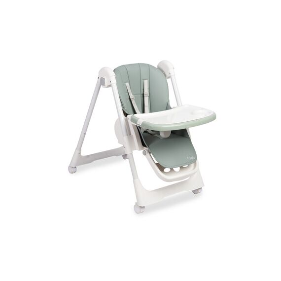 Scaun de masa inalt cu husa din piele ecologica Caretero MEGALO Menta, Culoare: Verde - poza 7 - ExclusivMAG.ro