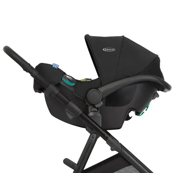 Carucior Graco Near2Me DLX 3 in 1 Midnight, Culoare: Negru, Model: 3 in 1 - poza 6 - ExclusivMAG.ro