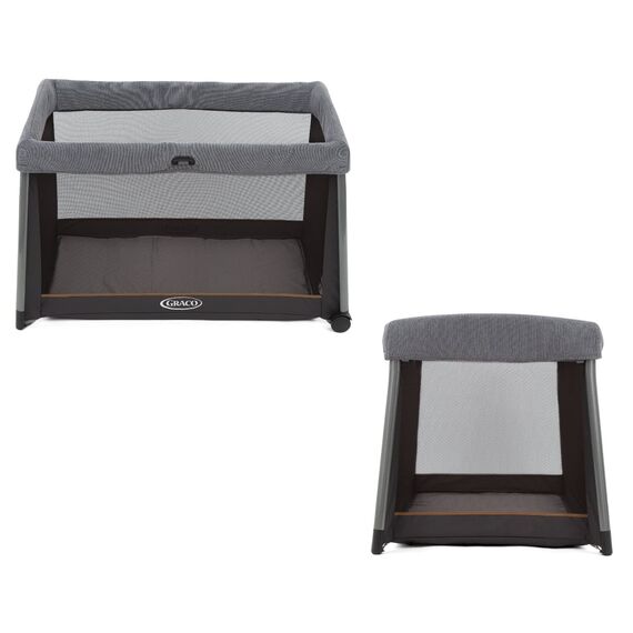 Patut Graco FoldLite Shadow, Culoare: Gri/Negru, Dimensiuni: 120x60 - poza 3 - ExclusivMAG.ro