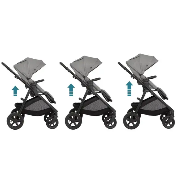 Carucior Graco Near2Me DLX 3 in 1 Ash, Culoare: Gri, Model: 3 in 1 - poza 8 - ExclusivMAG.ro