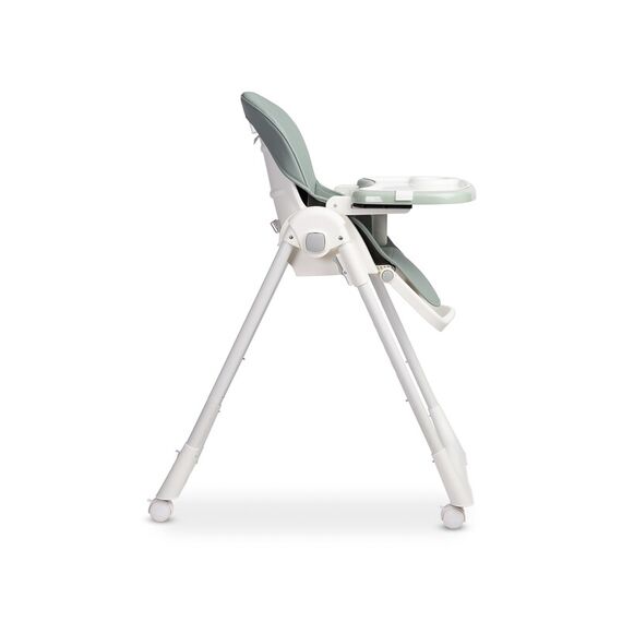 Scaun de masa inalt cu husa din piele ecologica Caretero MEGALO Menta, Culoare: Verde - poza 5 - ExclusivMAG.ro
