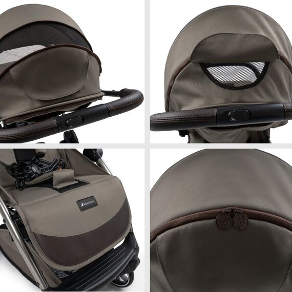 Carucior Leclerc Influencer Air Olive Green, Culoare: Maro, Model: sport - poza 5 - ExclusivMAG.ro