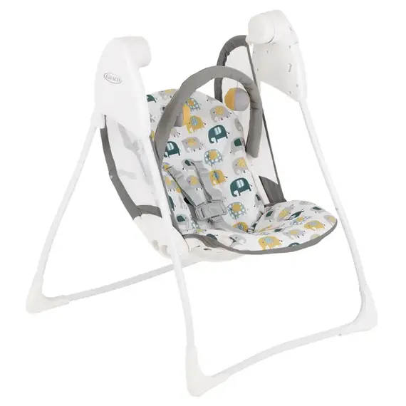 Balansoar Graco Baby Delight Parade, Culoare: Alb/Gri  - ExclusivMAG.ro