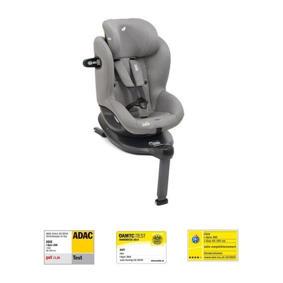 Scaun auto Joie I-Spin 360° Gray Flannel, nastere-105 cm, Culoare: Multicolor, Grupa: 0-18kg (0 luni - 4 ani) - poza 3 - ExclusivMAG.ro