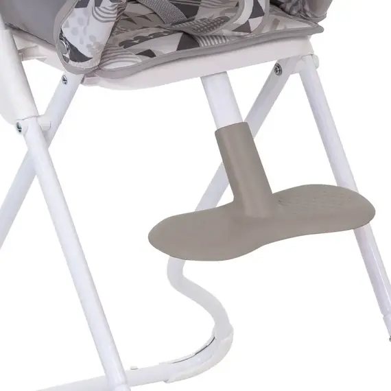 Scaun de masa Graco Snack N Stow Patchwork Grey, Culoare: Gri - poza 4 - ExclusivMAG.ro