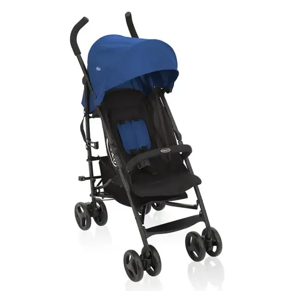 Carucior Graco TraveLite Caspian, Culoare: Albastru, Model: sport  - ExclusivMAG.ro