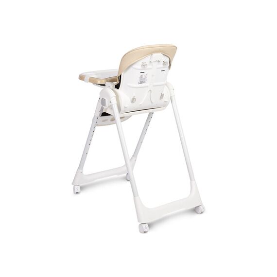 Scaun de masa inalt cu husa din piele ecologica Caretero MEGALO Bej, Culoare: Bej - poza 11 - ExclusivMAG.ro