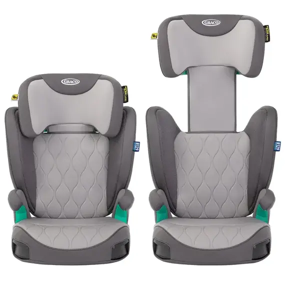 Scaun auto Graco Affix i-Size Iron, Culoare: Gri, Grupa: 15-36kg (4 ani - 12 ani) - poza 2 - ExclusivMAG.ro