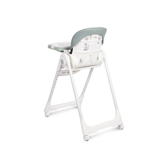 Scaun de masa inalt cu husa din piele ecologica Caretero MEGALO Menta, Culoare: Verde - poza 3 - ExclusivMAG.ro